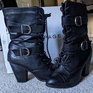 Rampage Booties faux leather